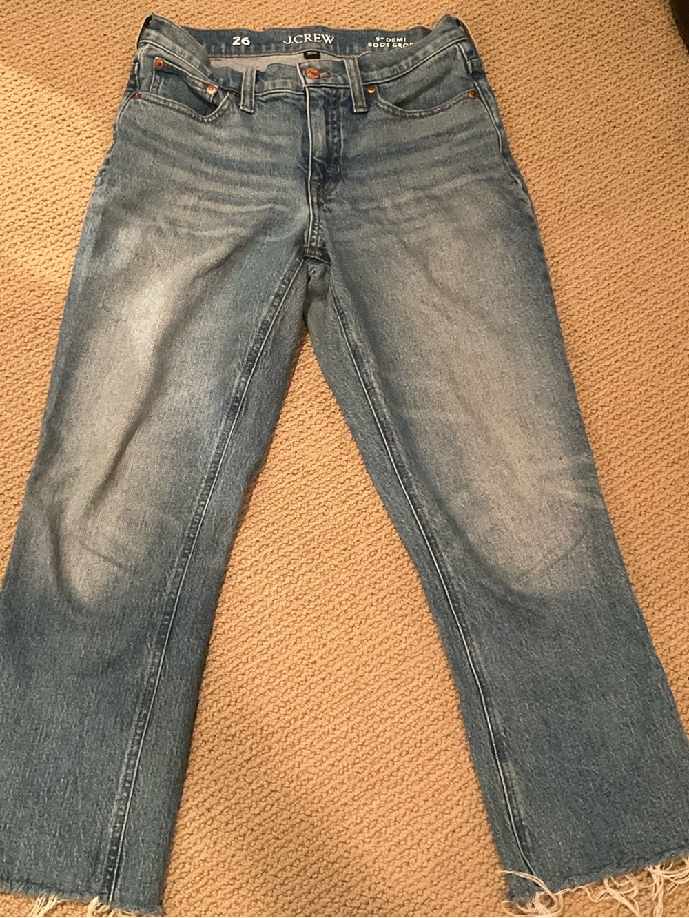 J.Crew Demi boot crop size 26